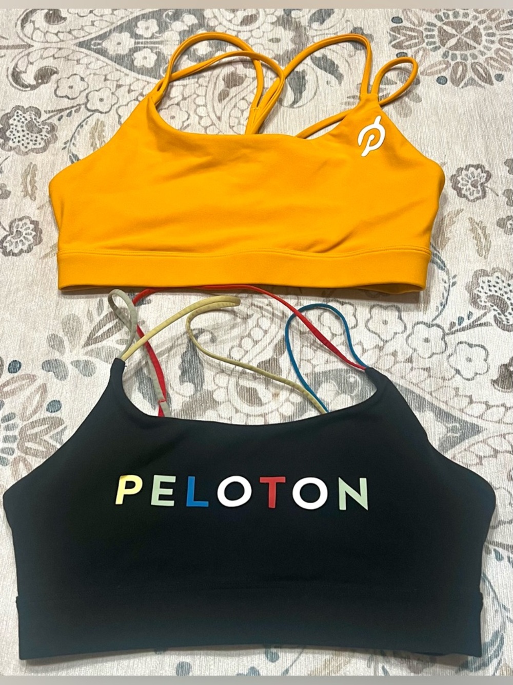 Peloton Strappy Sports Bra Bundle - 2 Bras Size Small